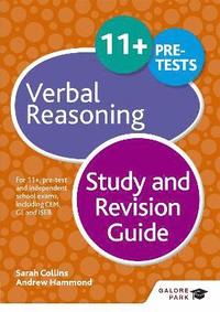 bokomslag 11+ Verbal Reasoning Study and Revision Guide