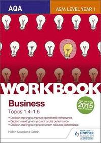 bokomslag AQA A-level Business Workbook 2: Topics 1.4-1.6