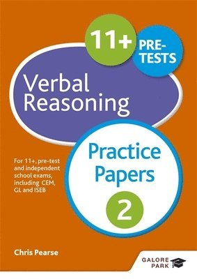 Chris Pearse - 11+ Verbal Reasoning Practice Papers 2, Häftad