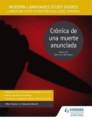 Modern Languages Study Guides: Cronica de una muerte anunciada 1