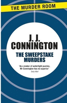 J J Connington - Sweepstake Murders, Häftad