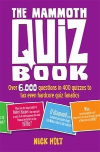 bokomslag The Mammoth Quiz Book