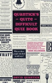 bokomslag Quantick's Quite Difficult Quiz Book