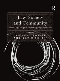 bokomslag Law, Society and Community