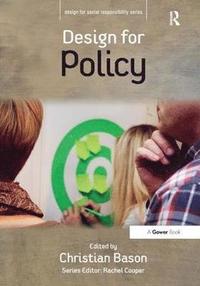 bokomslag Design for Policy