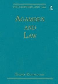 bokomslag Agamben and Law