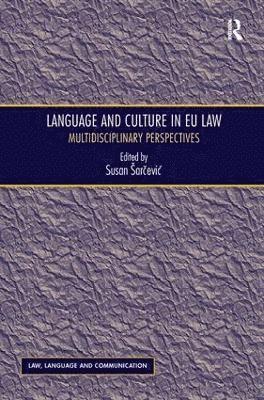 bokomslag Language and Culture in EU Law