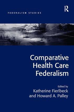 Katherine Fierlbeck, Howard A. Palley, Katherine Fierlbeck, Howard A. Palley - Comparative Health Care Federalism, Inbunden