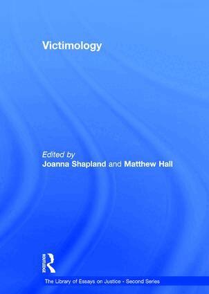 Joanna Shapland, Matthew Hall - Victimology, Inbunden
