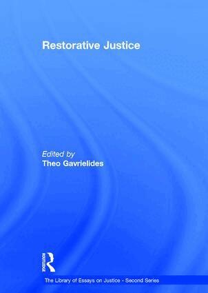 Theo Gavrielides, Theo Gavrielides - Restorative Justice, Inbunden