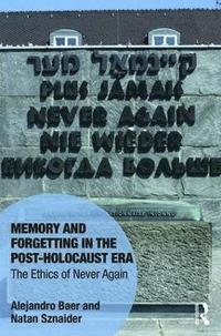 bokomslag Memory and Forgetting in the Post-Holocaust Era