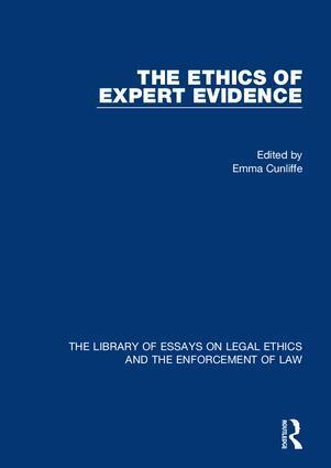 Emma Cunliffe - Ethics of Expert Evidence, Inbunden