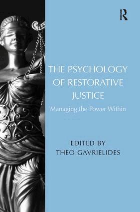 Theo Gavrielides - Psychology of Restorative Justice, Inbunden