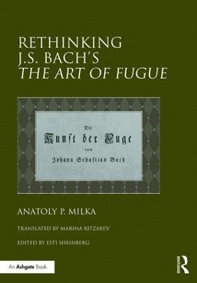 bokomslag Rethinking J.S. Bach's The Art of Fugue