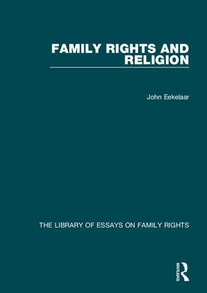 John Eekelaar - Family Rights and Religion, Inbunden
