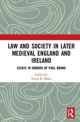 bokomslag Law and Society in Later Medieval England and Ireland