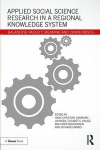 bokomslag Applied Social Science Research in a Regional Knowledge System