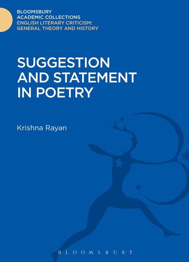 bokomslag Suggestion and Statement in Poetry