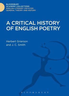 A Critical History of English Poetry 1