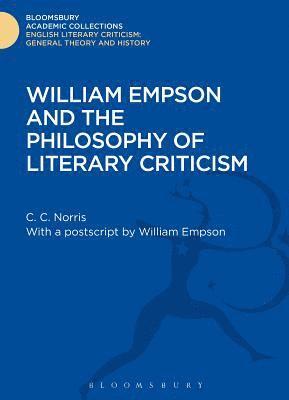 William Empson and the Philosophy of Literary Criticism 1