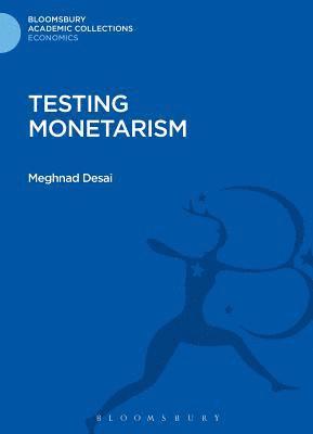 bokomslag Testing Monetarism