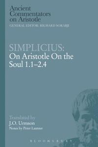 bokomslag Simplicius: On Aristotle On the Soul 1.1-2.4