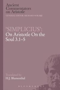 bokomslag Simplicius': On Aristotle On the Soul 3.1-5