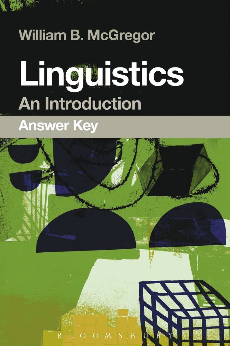 Linguistics: An Introduction Answer Key 1