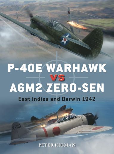 bokomslag P-40E Warhawk vs A6M2 Zero-sen