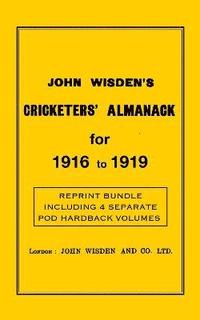 bokomslag Wisden Cricketers' Almanack 1916 to 1919