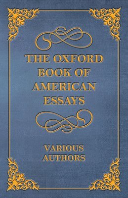 Various, Benjamin Franklin - Oxford Book of American Essays, Häftad