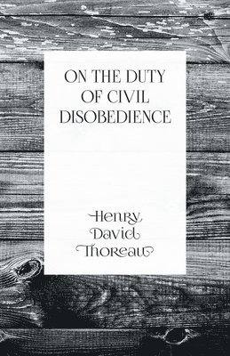 On the Duty of Civil Disobedience 1