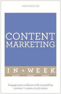 bokomslag Content Marketing In A Week