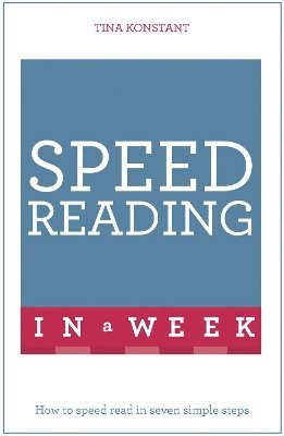 bokomslag Speed Reading In A Week