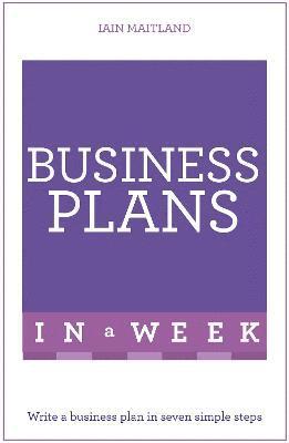 bokomslag Business Plans in a Week