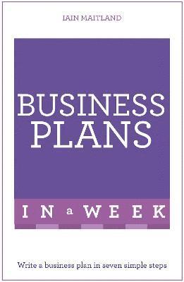 Business Plans in a Week 1