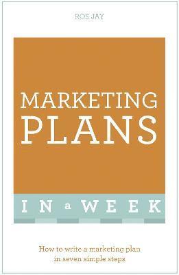 bokomslag Marketing Plans In A Week