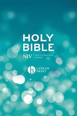 bokomslag NIV Larger Print Blue Hardback Bible