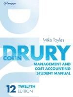 bokomslag Management and Cost Accounting Student Manual