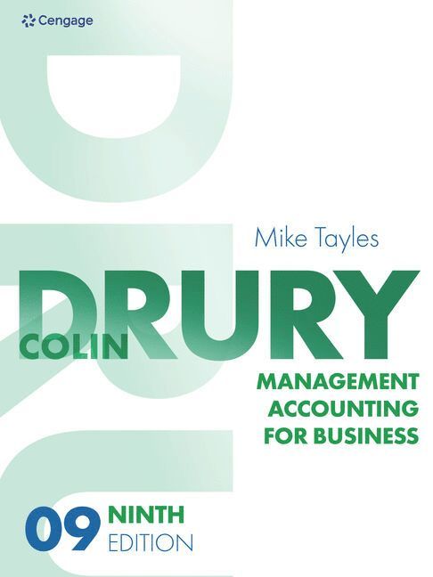 Management Accounting for Business 1