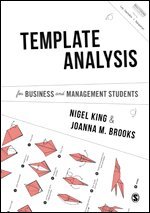 Nigel King, Joanna Brooks - Template Analysis for Business and Management Students, Inbunden