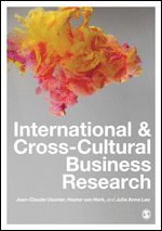 bokomslag International and Cross-Cultural Business Research