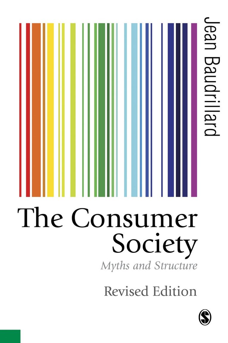 Jean Baudrillard - The Consumer Society, Inbunden