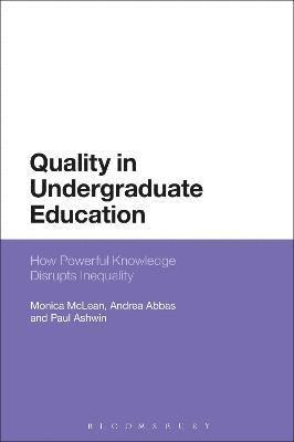 Quality in Undergraduate Education 1