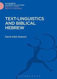bokomslag Text-Linguistics and Biblical Hebrew