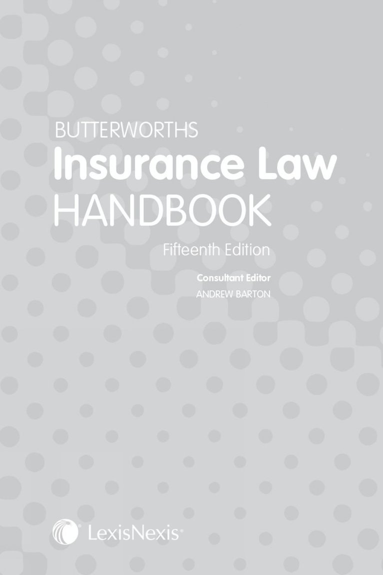 Butterworths Insurance Law Handbook
