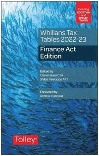 bokomslag Whillans's Tax Tables 2022-23 (Finance Act edition)