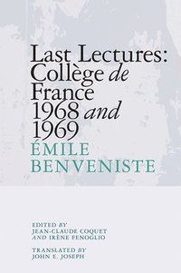 bokomslag Last Lectures: College De France, 1968 and 1969