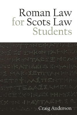 bokomslag Roman Law for Scots Law Students