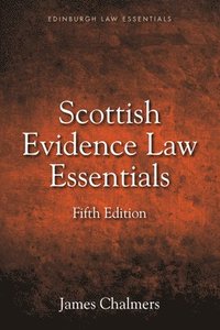 bokomslag Scottish Evidence Law Essentials